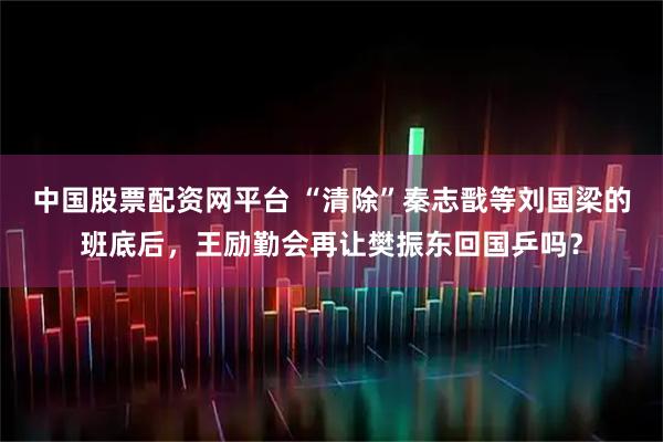 中国股票配资网平台 “清除”秦志戬等刘国梁的班底后，王励勤会再让樊振东回国乒吗？